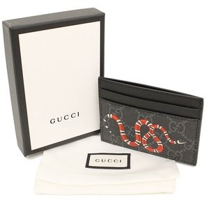 GUCCI kingsnake cardholder supreme GG